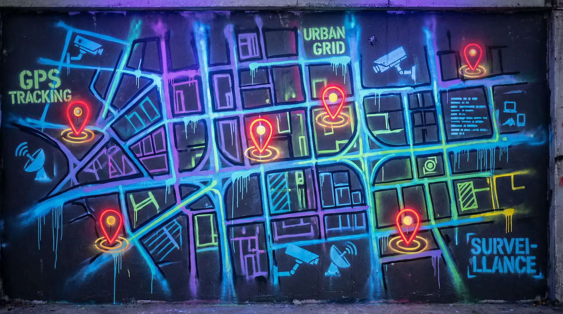 体育老师c了渺渺一节课作文 狗仔追踪地图 - 城市涂鸦风格